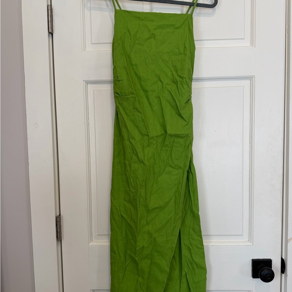 urban rivivo Dresses & Skirts - Urban Revivo Lime Green Drawstring Dress